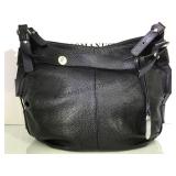 FURLA BLACK LEATHER SATCHEL W/ DUST BAG
