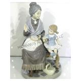 RARE LLADRO  "VISIT WITH GRANNY", #5305