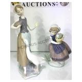 LLADRO "GIRL W/ DUCK & "SPRING IS HERE" (AS IS)