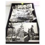 TRAY OF NAZI BLACK/WHITE PHOTOS, COPIES, TAKEN BY
