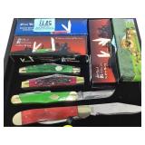 TRAY OF POCKET KNIVES, STEEL WARRIOR,