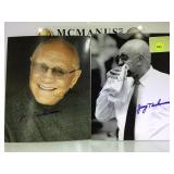 PAIR OF JERRY TARKANIAN AUTOGRAPHED PHOTOS