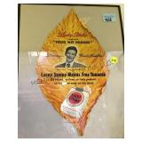 FRAMED LUCKY STRIKE AD W/ FRANK SINATRA