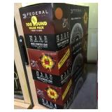 3 BOXES OF FEDERAL 1 GAUGE SHOTGUN SHELLS