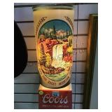 LIGHT-UP & ROTATING COORS BEER SIGN