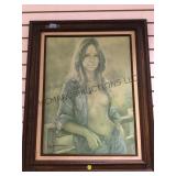 FRAMED OIL ON CANVAS, ARTIST SIGNED LEO JAUSEN