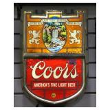 LIGHT UP COORS ADVDERTISING SIGN