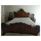 ANTIQUE BED FULL SIZE MATTRESS NOT INCLUDED