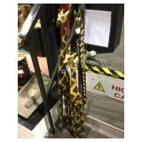 3 TALL WOODEN GIRAFFE