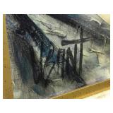 FRAMED OIL ON CANVAS FLORAL ARRANGEMENT