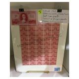 1948 300TH ANNIVER. VOLUNTEER FIREMAN STAMPS