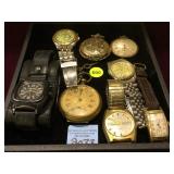 POCKET WATCHES & WRIST WATCHES, SEIKO, GRUEN &