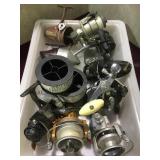 FISHING REELS INCLUDING SHAKESPEARS, SHIMANO,