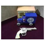 MARX REPRO TIN TRUCK WITH BOX AND VINTAGE BIG