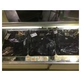 LOT OF 3 NEW BLACK POSSIBLY LEATHER BAGS FROM THE