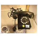 VINTAGE BELL ROTARY PHONE WITH EUROPEAN PLUG