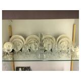 SHELF LOT INCL. NORITAKE PLATES AND PRINCESS