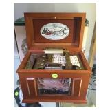 MR. CHRISTMAS MUSIC IN MOTION MUSIC BOX WORKING