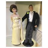 FRANKLIN MINT JFK AND JACQUELINE KENNEDY