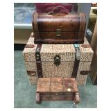 LOT OF 3 WOODEN BOXES LOCAL PICKUP