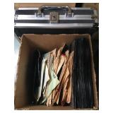 LOT OF CDS, 45s AND METAL CASE LOCAL PICKUP