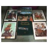 lot including Noritake China, Norman Rockwell,