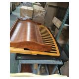 Wooden sleigh bed queen size local pick up only