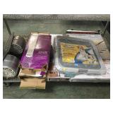 Cart bottom assorted items including garment