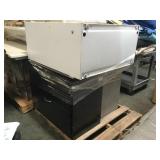 Lot of three steel lateral file cabinets local