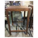 Wooden slat patio  high table local pick up only