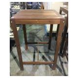 Wooden slat patio high table local pick up only