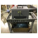 Car top and bottom toolbox/stepstool with tools,