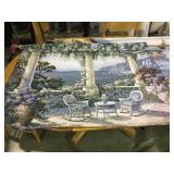 pair of hanging tapestries with rods local pick