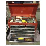 Craftsman benchtop toolbox with contents
