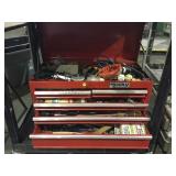 Husky benchtop toolbox with contents including