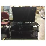 JVC 31" FLATSCREEN TV W/ REMOTE & TV STAND