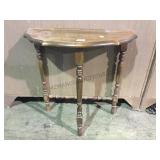 SMALL WOOD WALL HUGGER TABLE