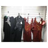 TWO SEXY DEVILS AND TWO BAT COSTUMES