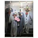 FOUR CHRISTMAS MOUSE COSTUMES