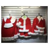 SANTA, MRS KLAUS AND DAUGHTER KLAUS COSTUMES