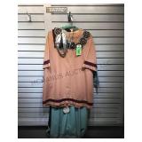 TWO GRECIAN PRINCE COSTUMES WITH ACCESSORIES