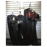 TWO BAT COSTUMES WITH ACCESSORIES