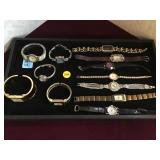 Various ladies watches.