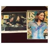 Autographed lobby cards, Richard Gere & Calista