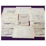 Original NASA Apollo Saturn v rocket blueprints &