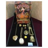 Vintage dancing clown music box & fashion