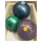 Workout balls 3, 5 & 7lbs.                
Local