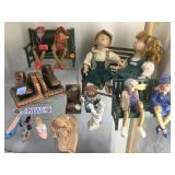 Collectibles lot including manning figures &