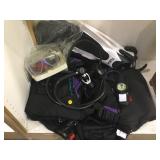 Diving bcd, regulator, flippers & more