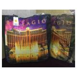 Pair of sequined Bellagio tote bags new with tags